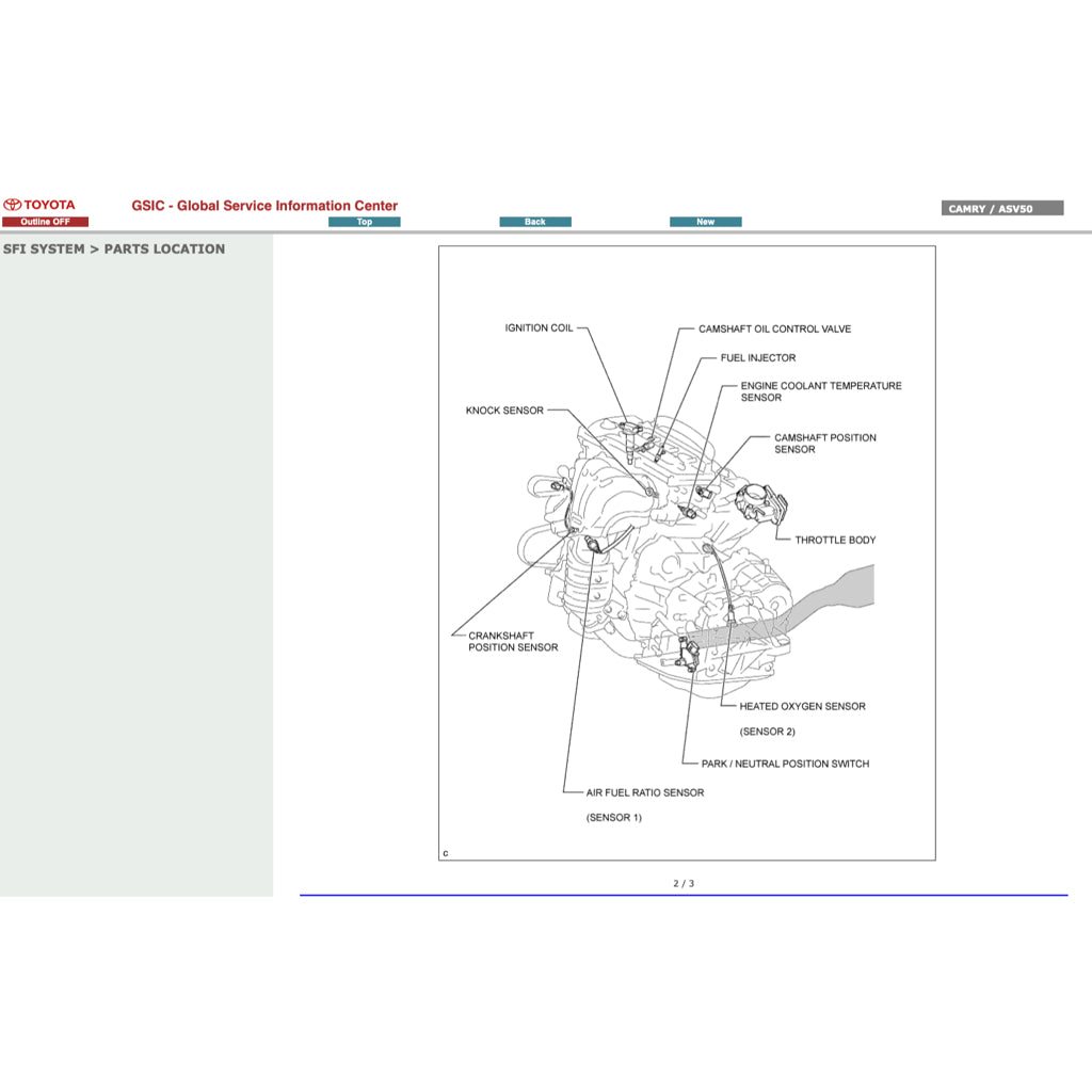 Toyota CAMRY ACV ASV 50/51 2012-2017 Full Manual Set – Online Repair & Maintenance Manual - page 6