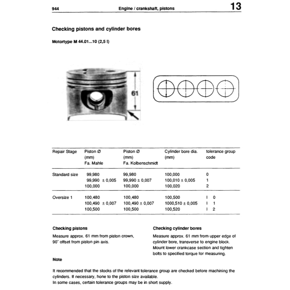 Porsche 944 1982-1991 Full Manual Set – Repair & Maintenance Manual and Spare Parts Catalog - page 6