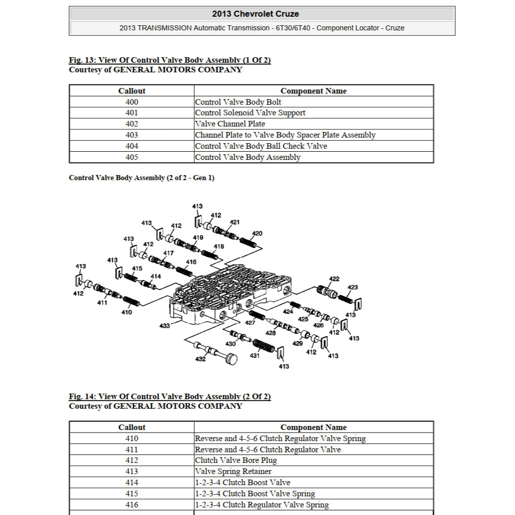 Chevrolet CRUZE J300 2008-2016 Full Manual Set – Repair & Maintenance Manual - page 5