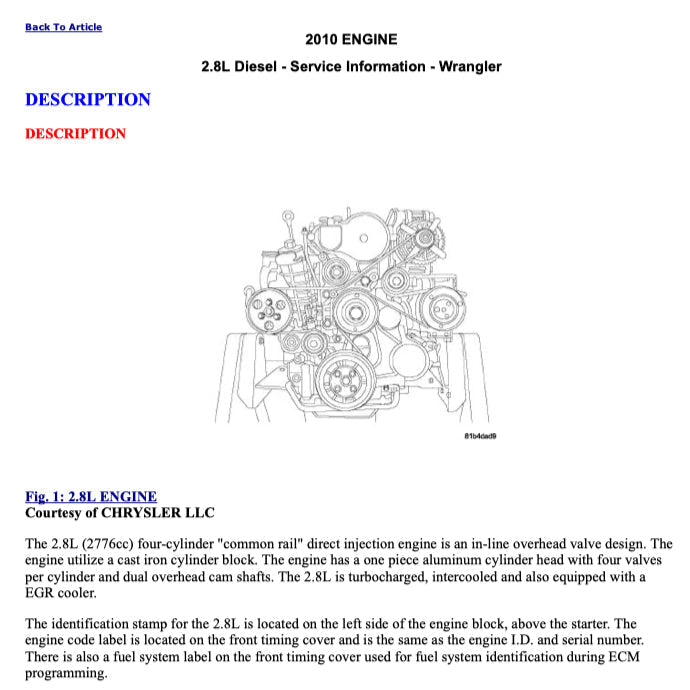 Jeep WRANGLER JK 2007-2017 Full Manual Set – Repair & Maintenance Manual and Spare Parts Catalog - page 2