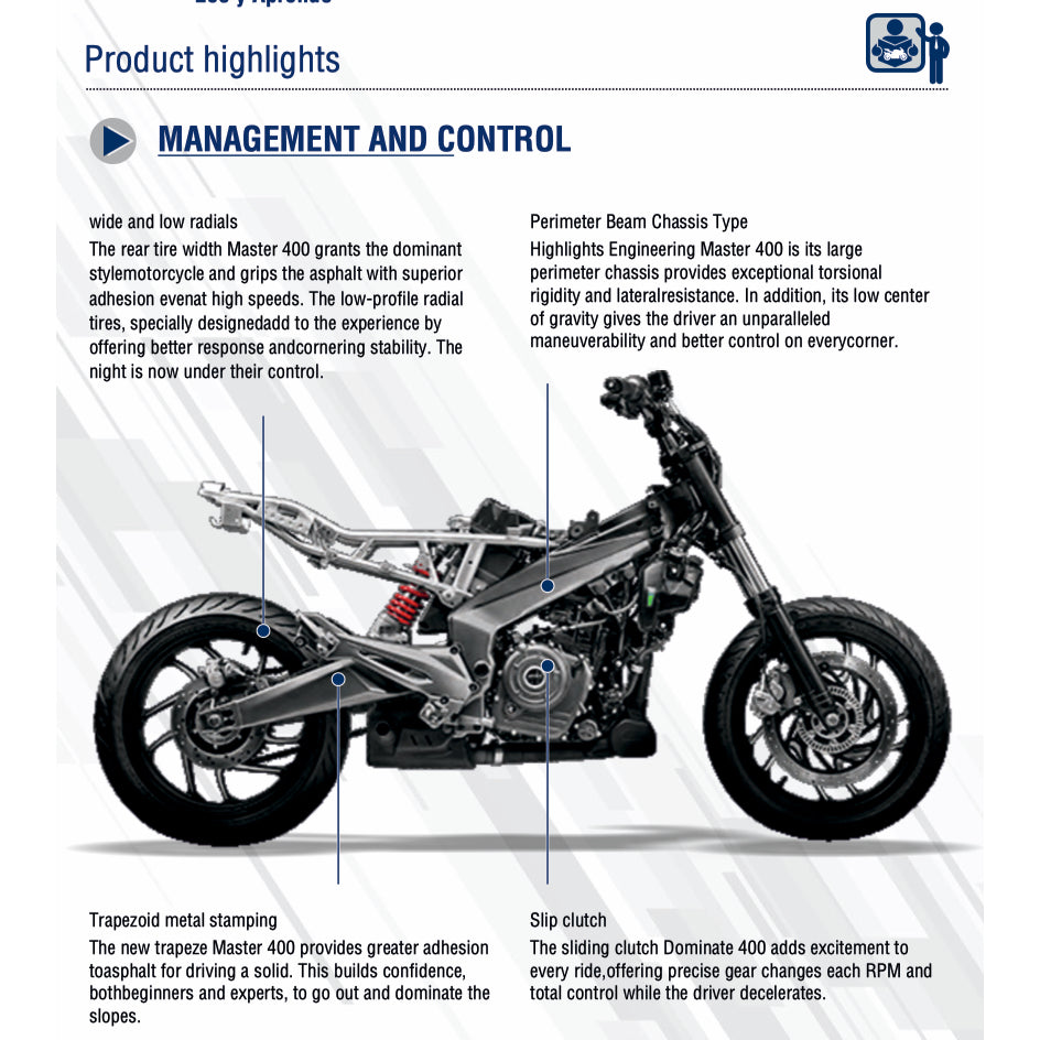 MODENAS DOMINAR 400 400UG 2017-2023 Full Manual Set – Repair & Maintenance Manual and Spare Parts Catalog andUser Handbook - page 3