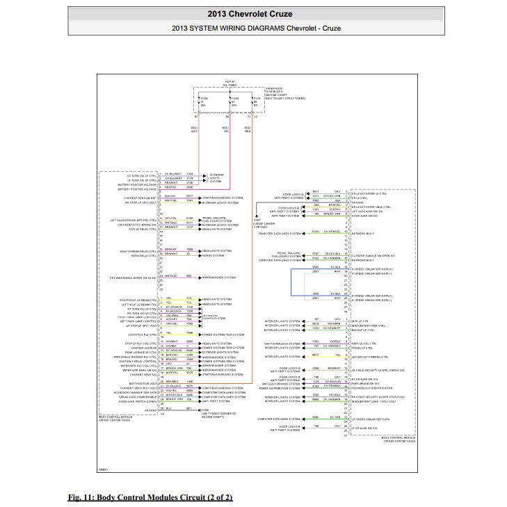 Chevrolet CRUZE J300 2008-2016 Full Manual Set – Repair & Maintenance Manual - page 8
