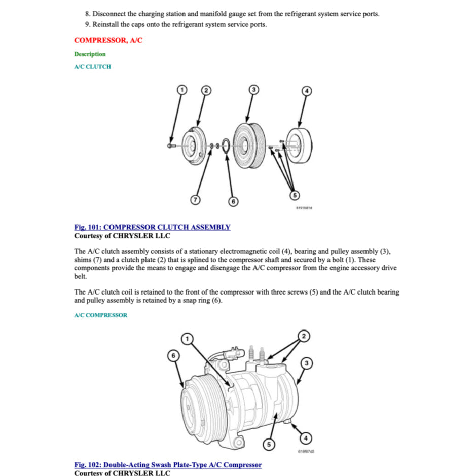 Jeep WRANGLER JK 2007-2017 Full Manual Set – Repair & Maintenance Manual and Spare Parts Catalog - page 7