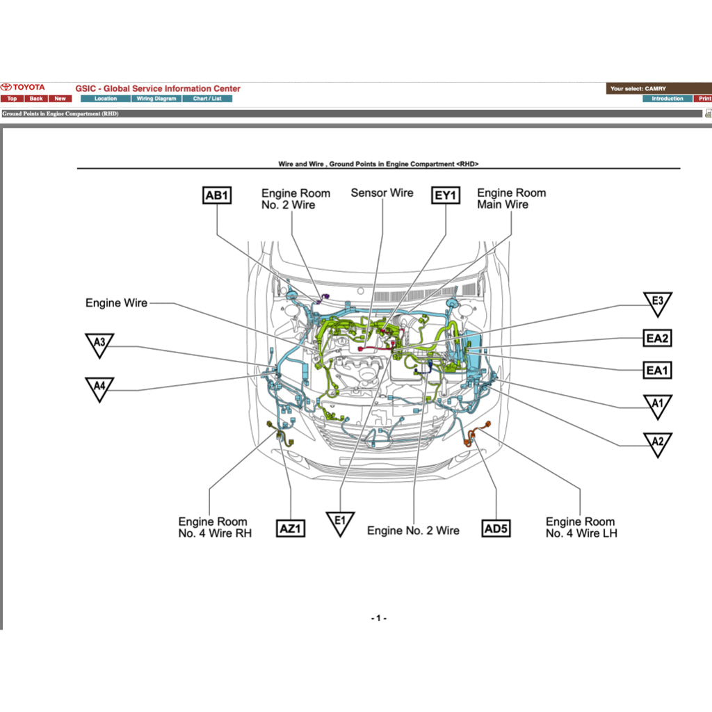Toyota CAMRY ACV ASV 50/51 2012-2017 Full Manual Set – Online Repair & Maintenance Manual - page 9