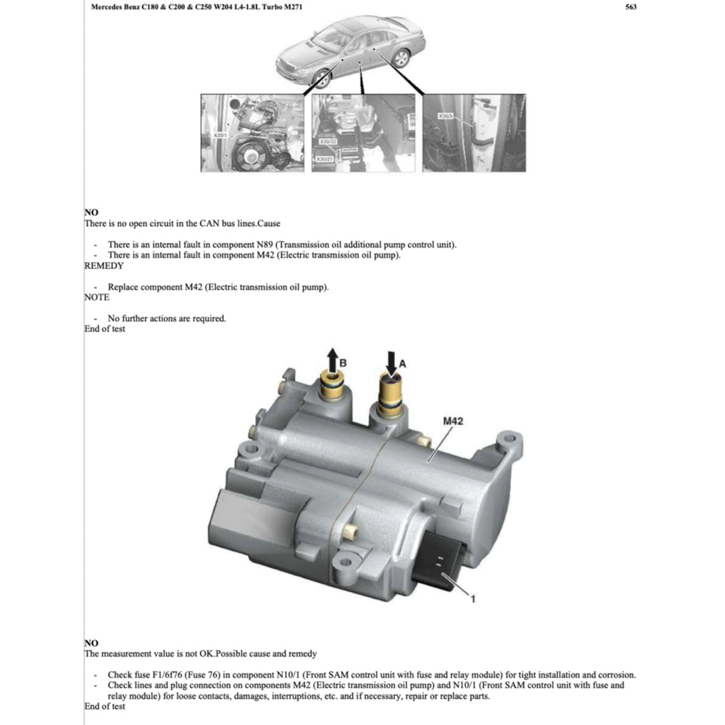 Mercedes-Benz C-CLASS W204 M271 Engine 2007-2015 Full Manual Set – Repair & Maintenance Manual - page 9