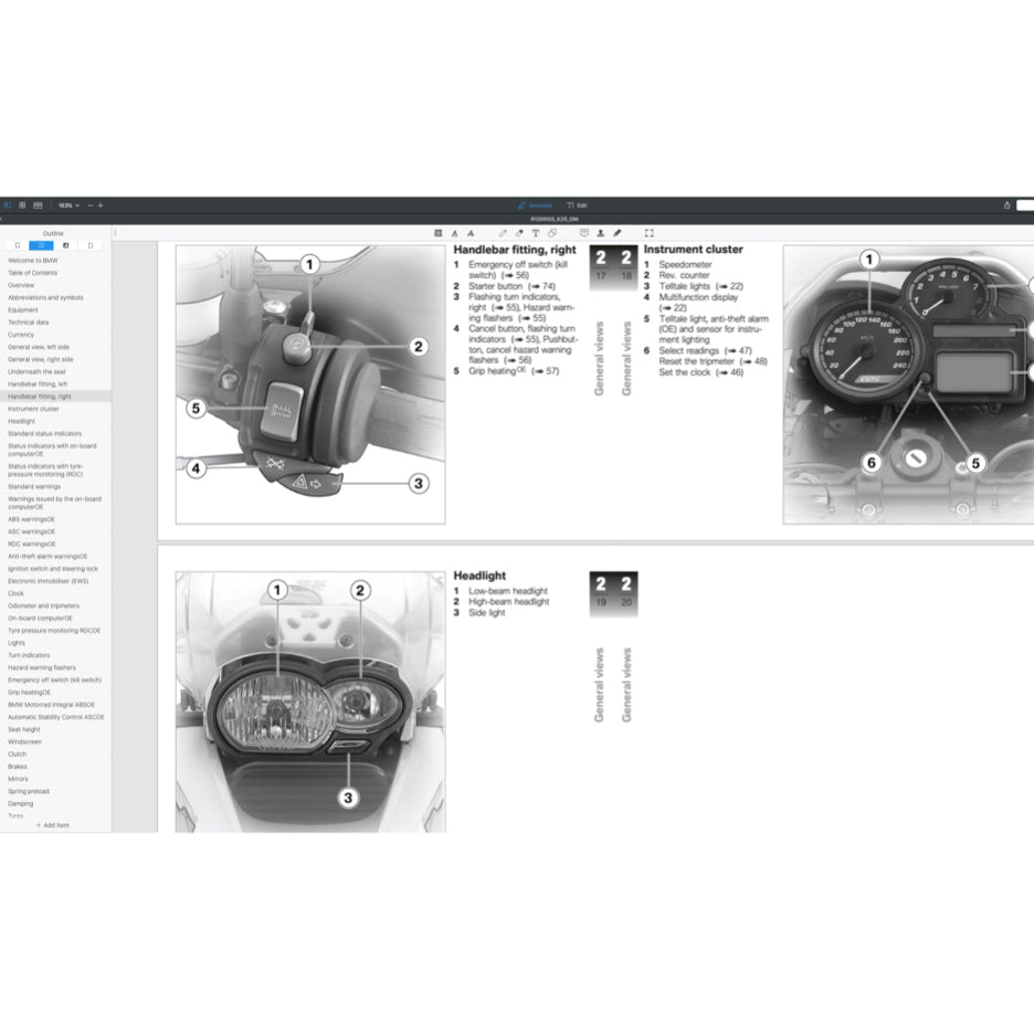 BMW R1200 GS / R1200GS K25 2005-2013 Full Manual Set – Repair & Maintenance Manual and Spare Parts Catalog and User Handbook - page 5