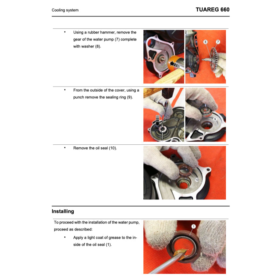 Aprilia TUAREG 660 2021+ Full Manual Set – Repair & Maintenance Manual and Spare Parts Catalog and User Handbook - page 6