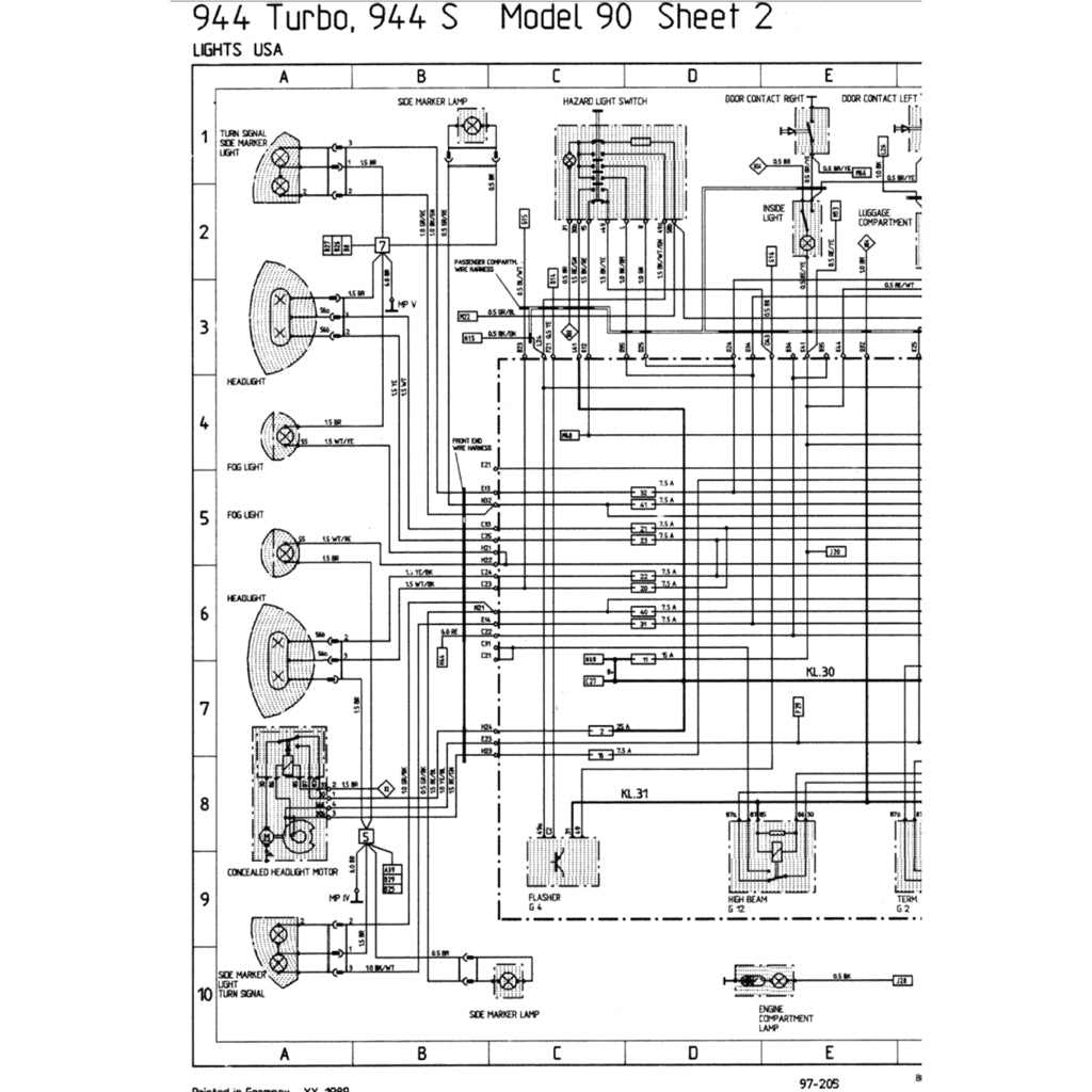 Porsche 944 1982-1991 Full Manual Set – Repair & Maintenance Manual and Spare Parts Catalog - page 9