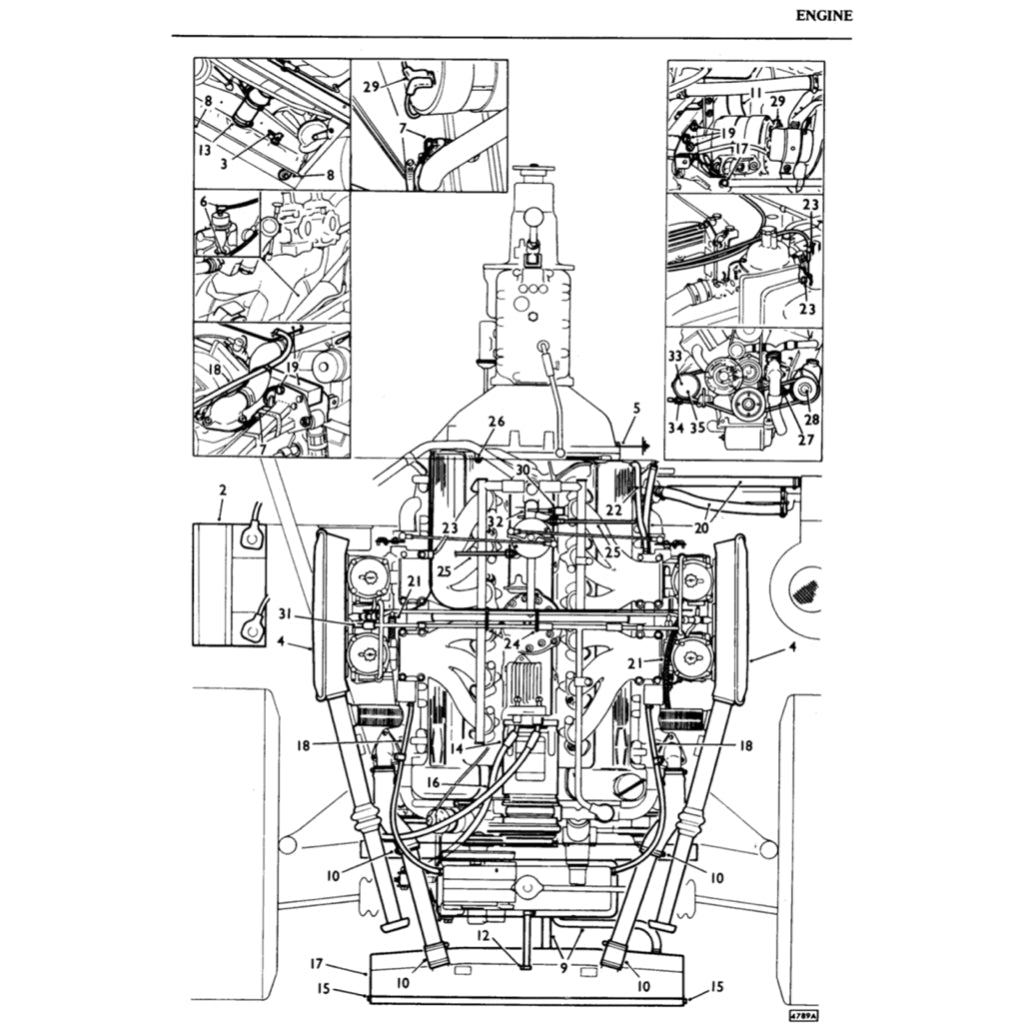 Jaguar E-TYPE 1-2-3 Series 1961-1975 Full Manual Set – Repair & Maintenance Manual and Electrical Wiring Diagrams - page 9