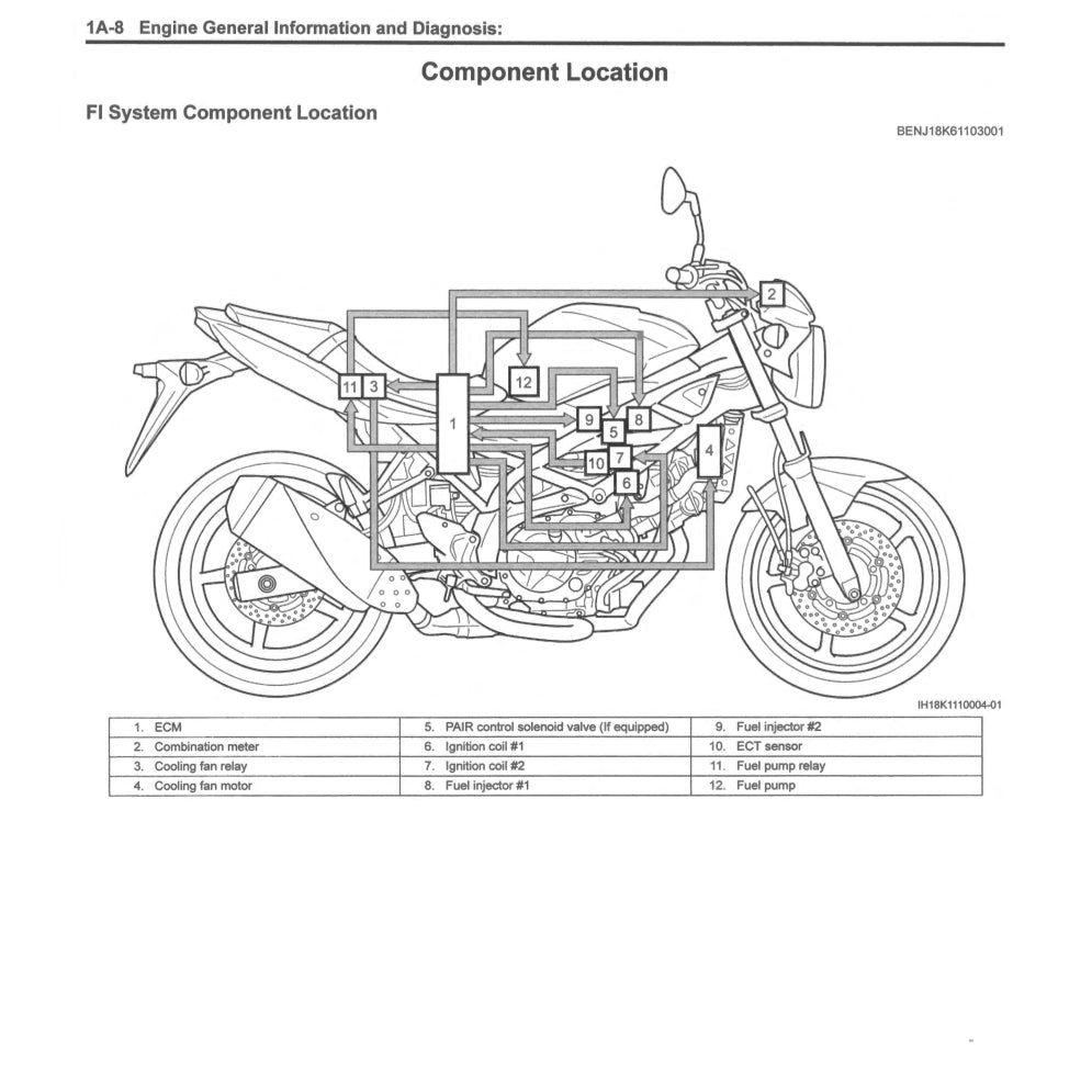 Suzuki SV650 SV650/A/XA "L7-L9" 2017-2023 Full Manual Set – Repair & Maintenance Manual and Spare Parts Catalog and User Handbook - page 3