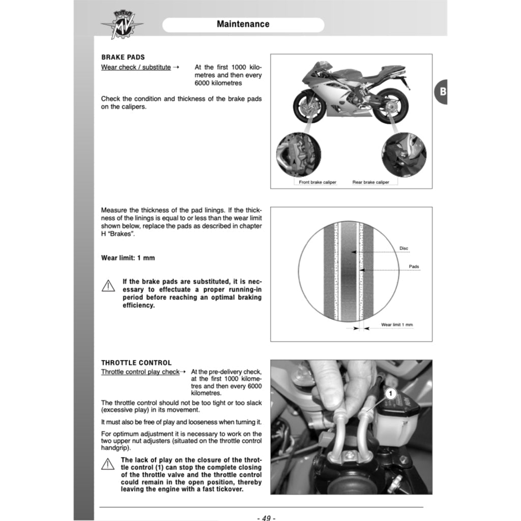 MV Agusta F4 1000 S/FT/R/RR 2007-2018 Full Manual Set – Repair & Maintenance Manual and Spare Parts Catalog and User Handbook - page 3