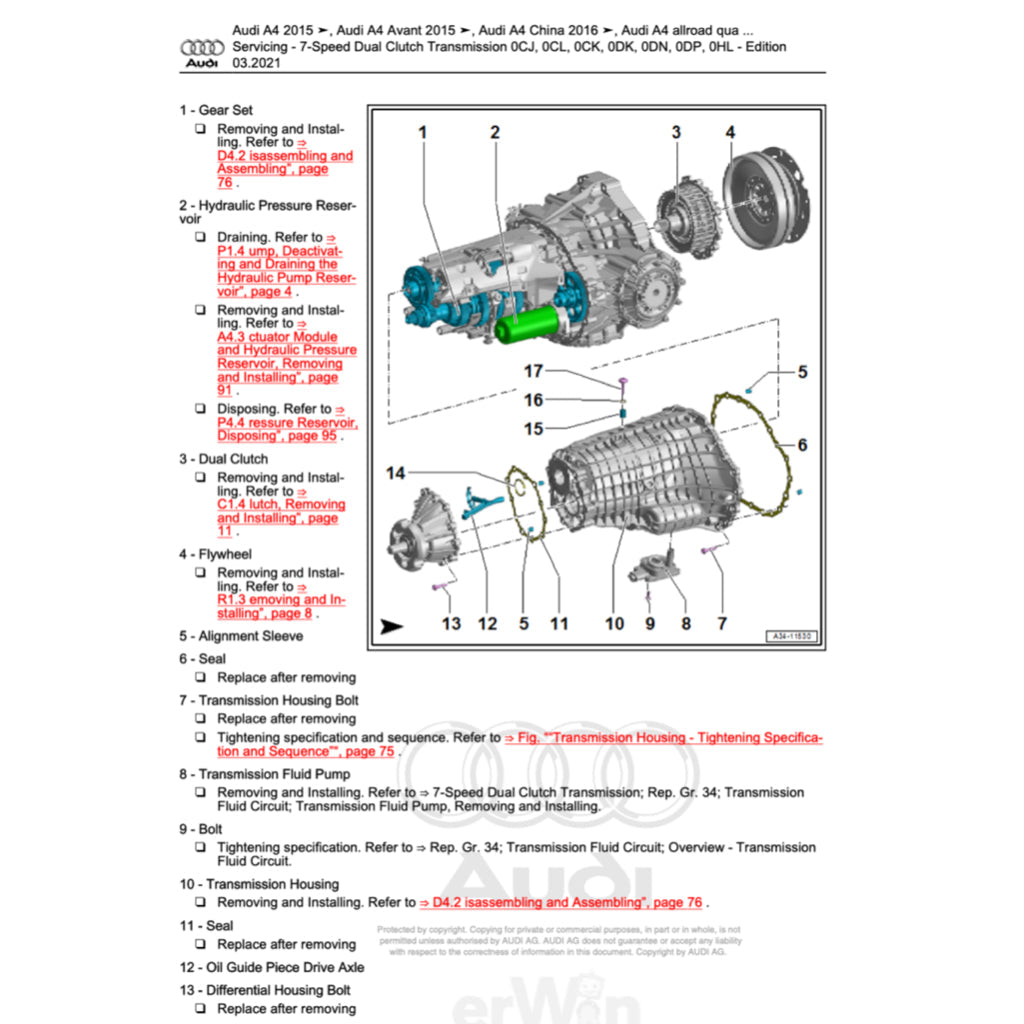 Audi A7 4K8 2018+ Full Manual Set – Repair & Maintenance Manual - page 2