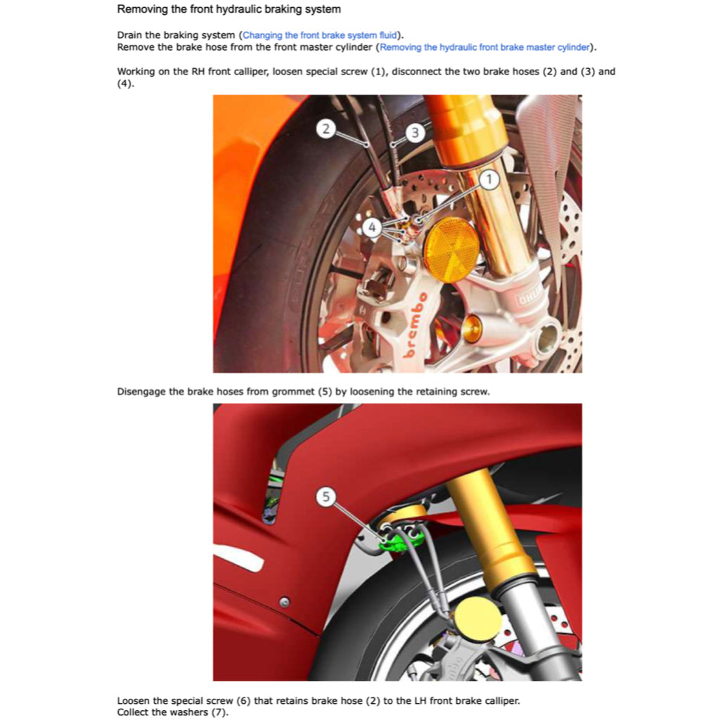 Ducati PANIGALE V4R 2023+ Full Manual Set – Repair & Maintenance Manual and Spare Parts Catalog and User Handbook - page 3