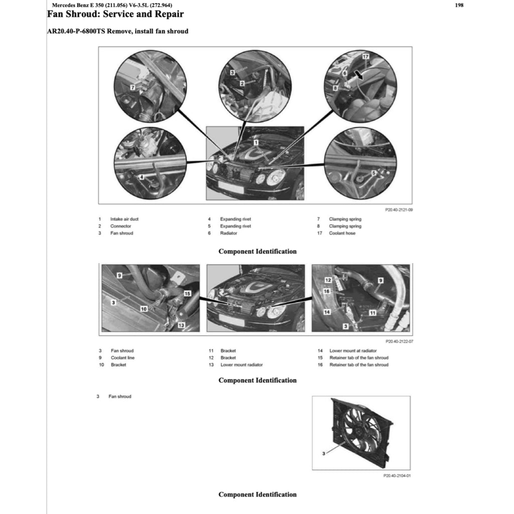 Mercedes-Benz E-CLASS W211 E350 M272 2002-2009 Full Manual Set – Repair & Maintenance Manual - page 2