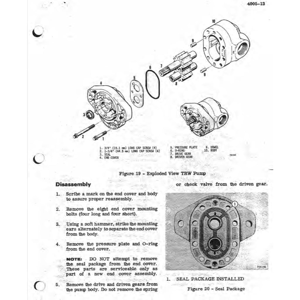 Case 580C Loader BACKOE Workshop Repair Manualand Parts Book - page 6