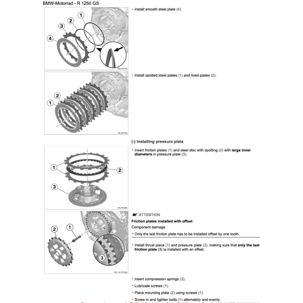 BMW R1250 GS K50 2019-2023 Full Manual Set – Repair & Maintenance Manual and Spare Parts Catalog - page 2
