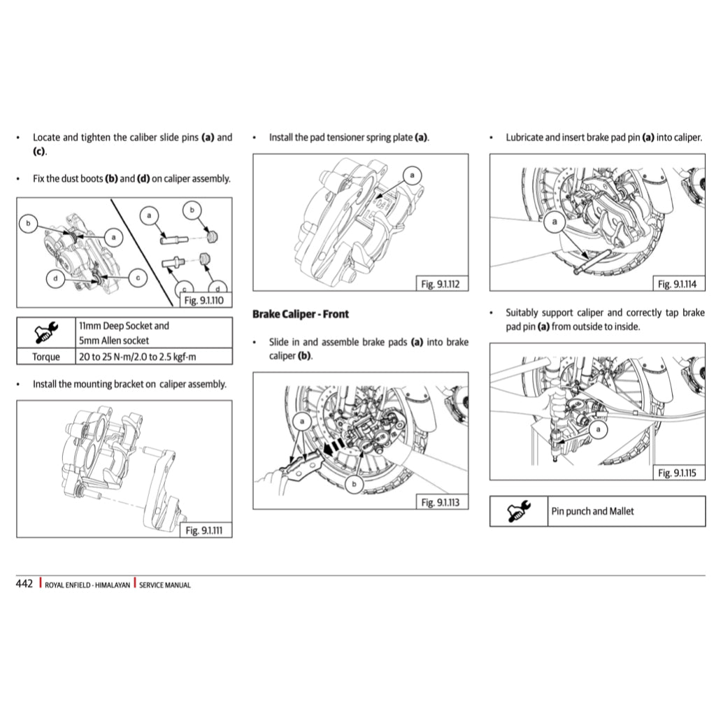 Royal Enfield NEW HIMALAYAN 450 2024+ Full Manual Set – Repair & Maintenance Manual and User Handbook - page 9