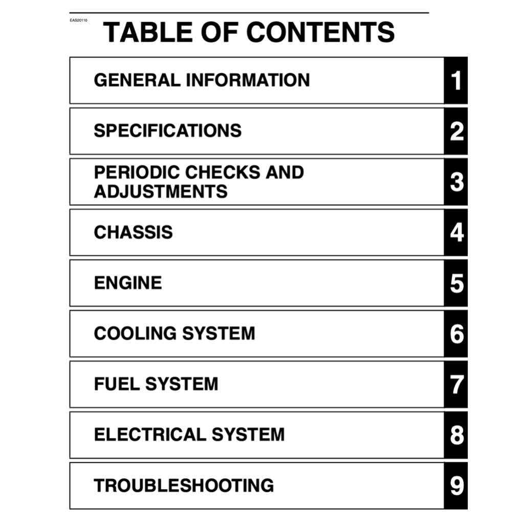 X-MAX Yamaha XMAX 250 YP250R/ 2014-2017 Full Manual Set – Repair & Maintenance Manual and User Handbook - page 2