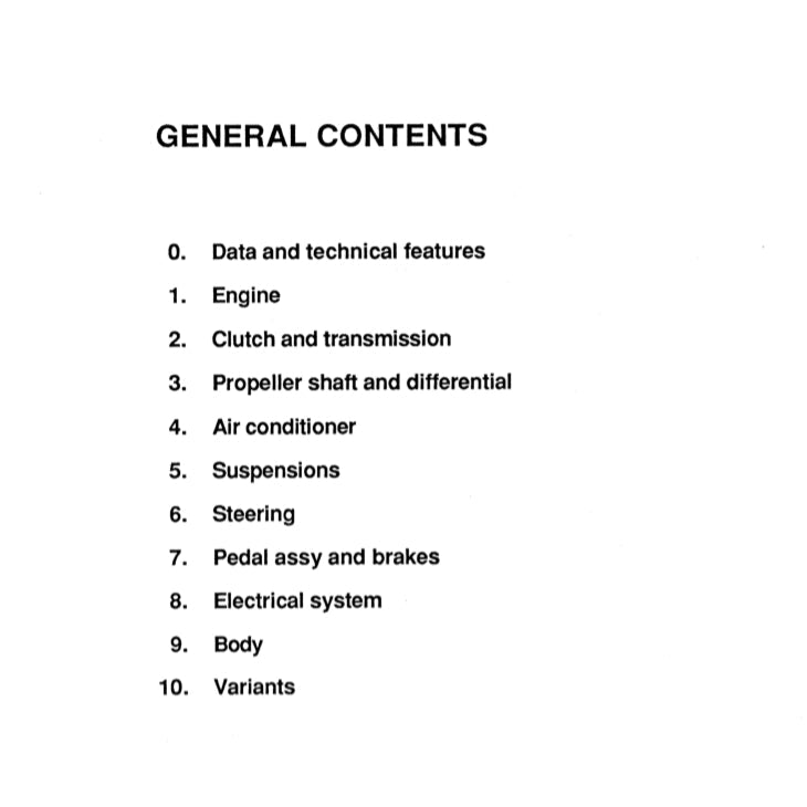 Maserati BITURBO 222/228/420/422/425 1981-1994 Full Manual Set – Repair & Maintenance Manual and Spare Parts Catalog - page 2