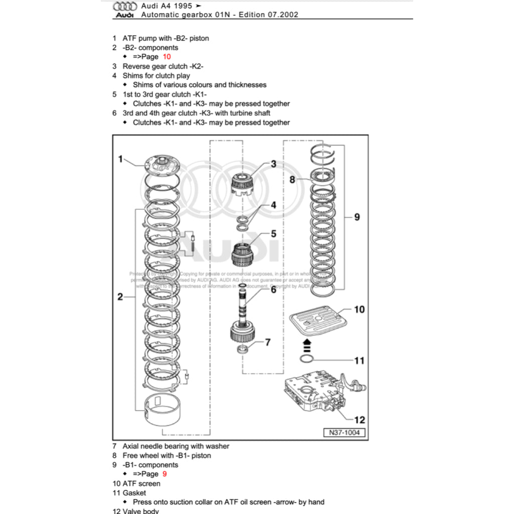Audi A4 B5 Full Manual Set – 1995-2001 Service Repair Workshop Manual - page 3