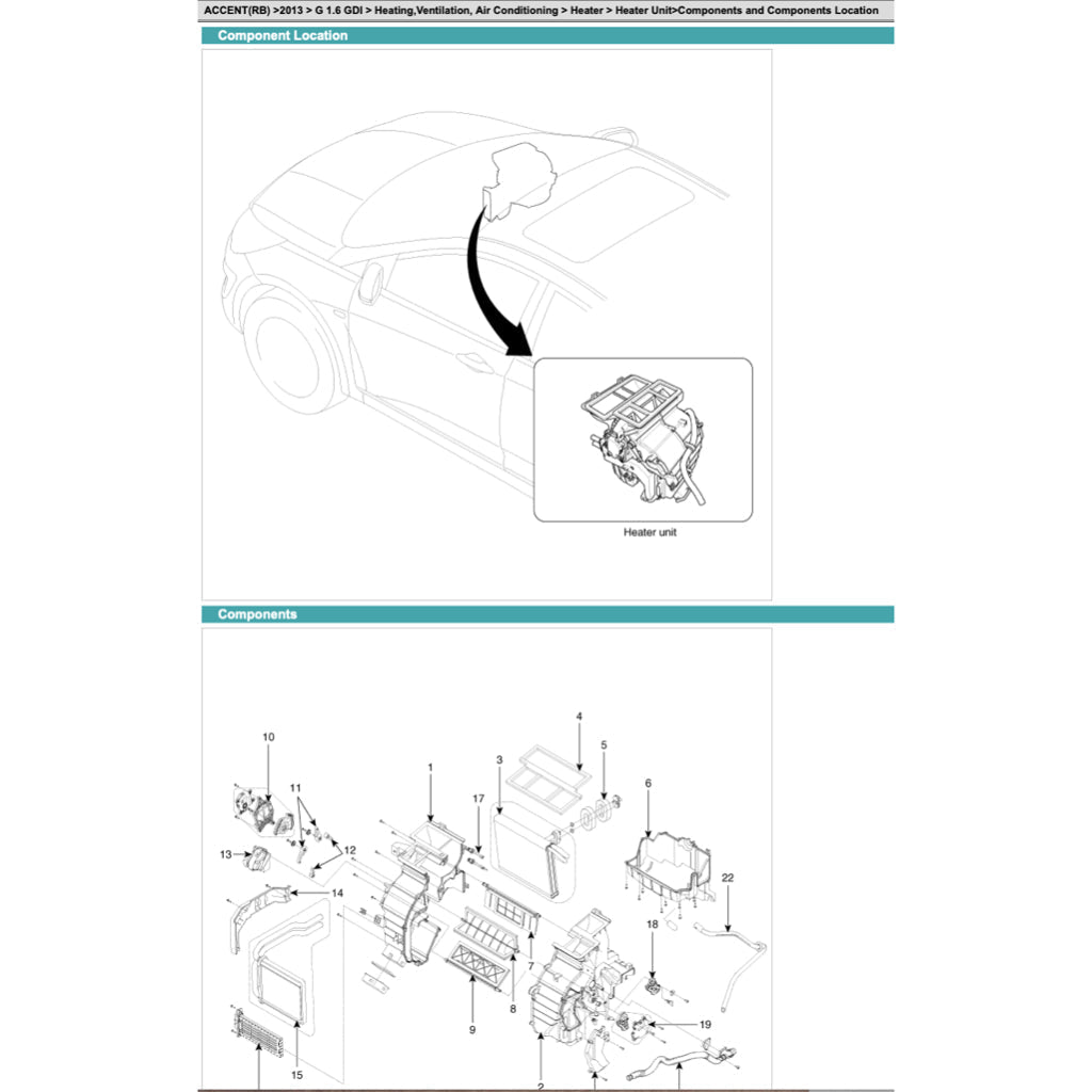 Hyundai ACCENT SOLARIS RB/RC 2011-2018 Full Manual Set – Repair & Maintenance Manual - page 2