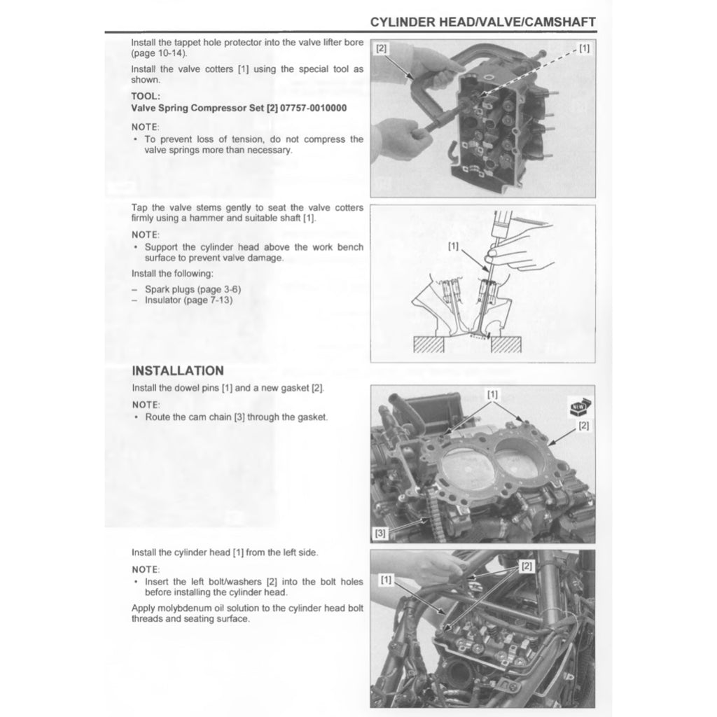 Honda TRANSALP XL750 2023+ Full Manual Set – Repair & Maintenance Manual and Spare Parts Catalog and User Handbook - page 4
