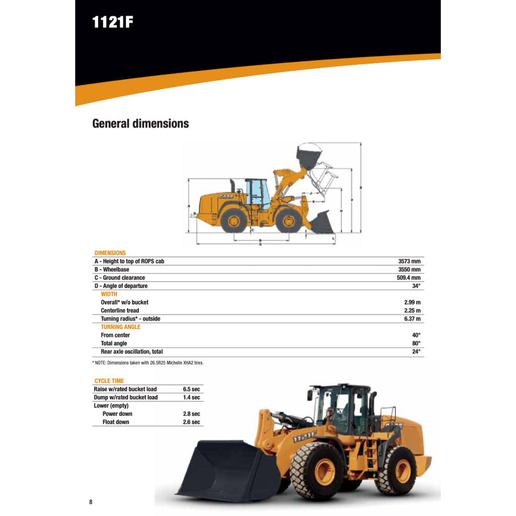 Case 1021F / 1121F Wheel Loader Workshop Repair Manual - page 2