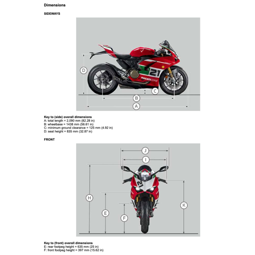 Ducati PANIGALE 955 V2 2020+ Full Manual Set – Repair & Maintenance Manual and Spare Parts Catalog and User Handbook - page 2