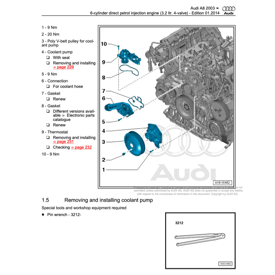 Audi A8 D3/4E 2002-2010 Full Manual Set – Repair & Maintenance Manual - page 3