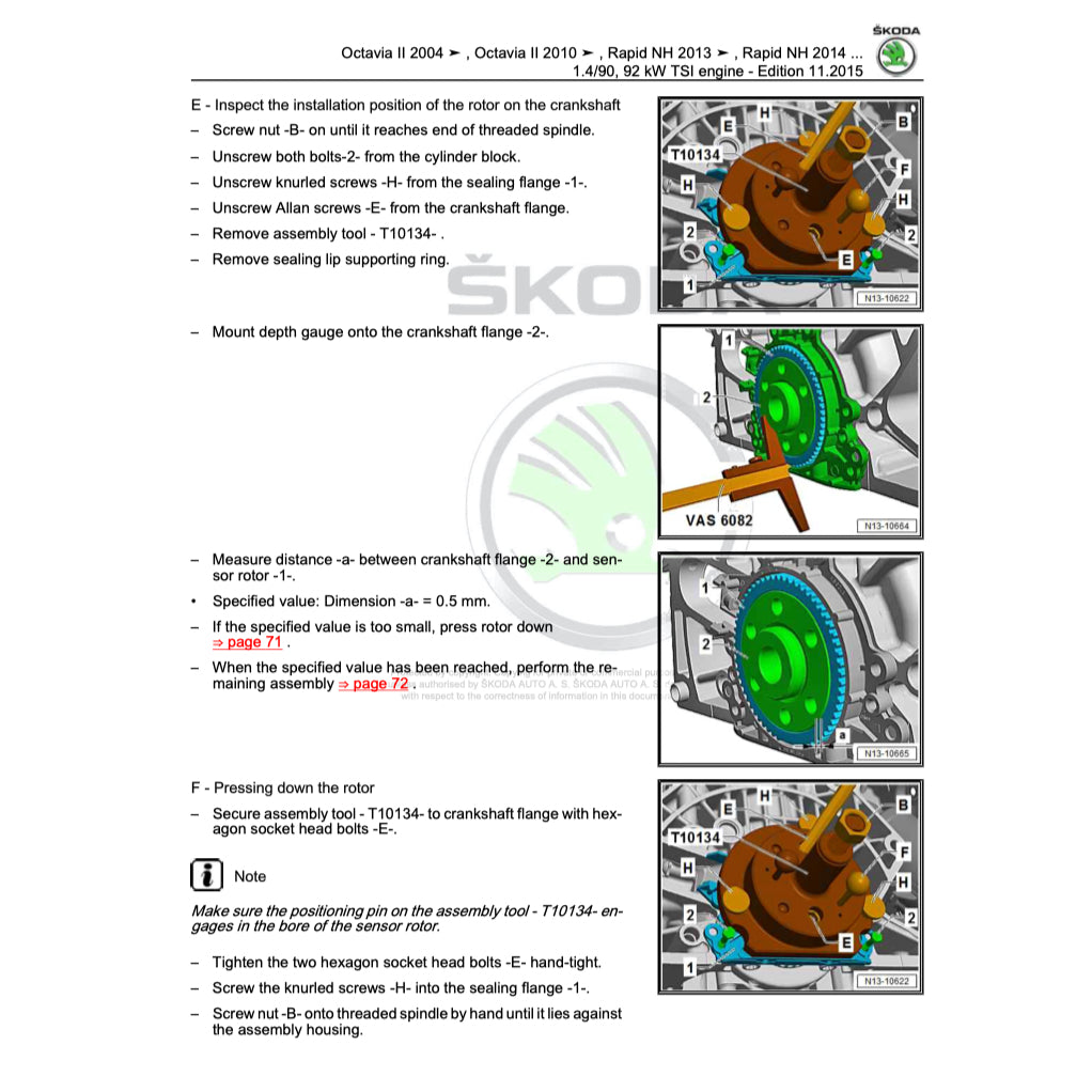 Skoda OCTAVIA 1Z 2004-2013 Full Manual Set – Repair & Maintenance Manual - page 3