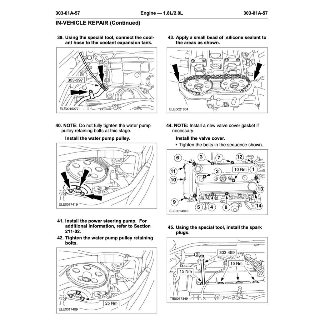 Ford MONDEO MK3 2000-2007 Full Manual Set – Repair & Maintenance Manual - page 5