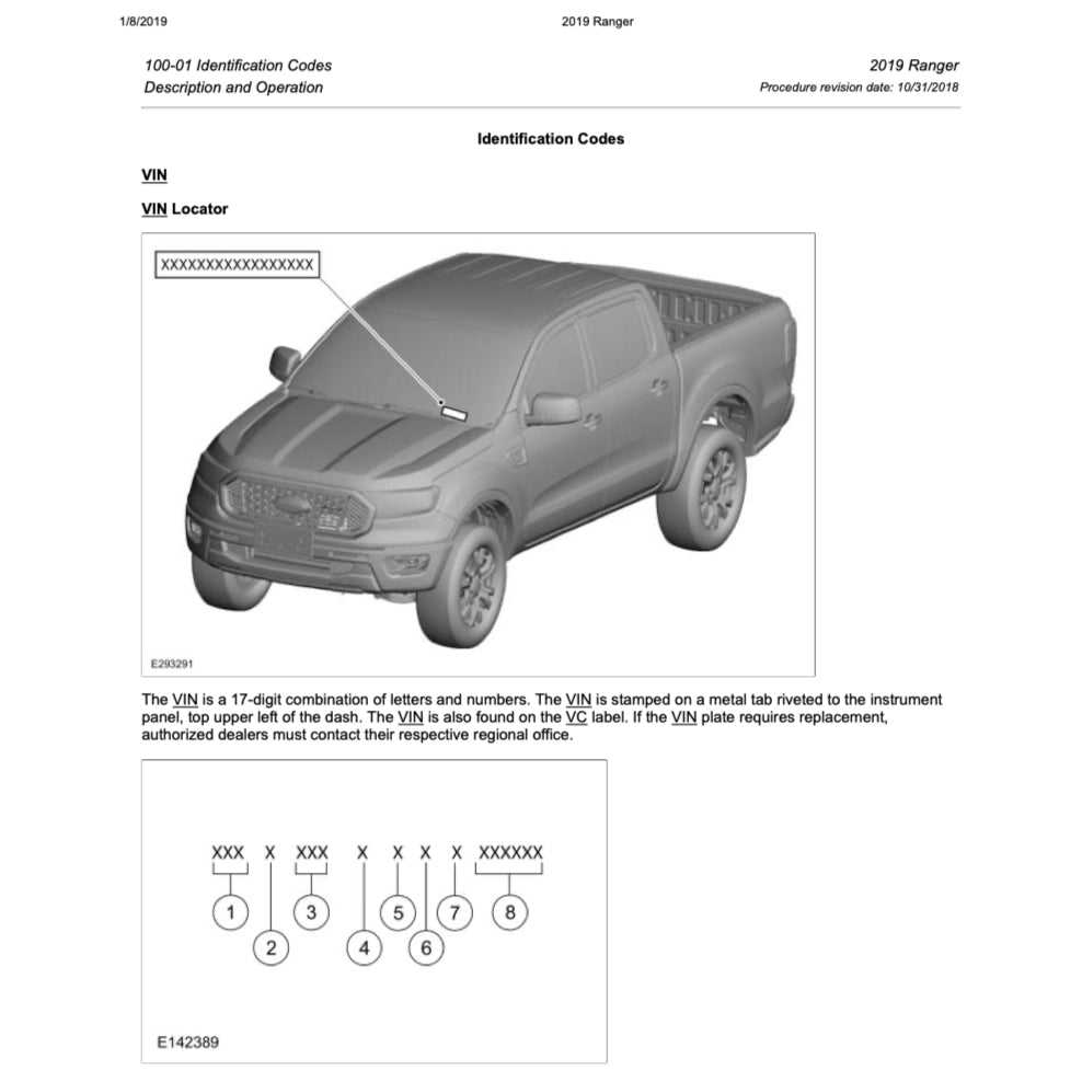 Ford RANGER T6 2019-2021 Full Manual Set – Repair & Maintenance Manual - ALSO CALLED RANGER "T7" - page 2
