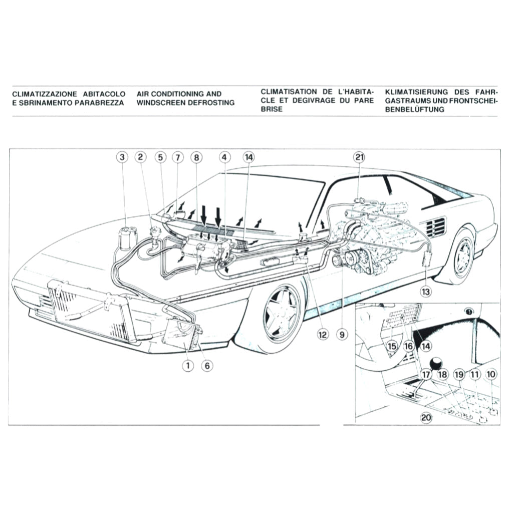 Ferrari MONDIAL T F108 1989-1993 Full Manual Set – Service Workshop Manual and Spare Parts Catalog - page 6