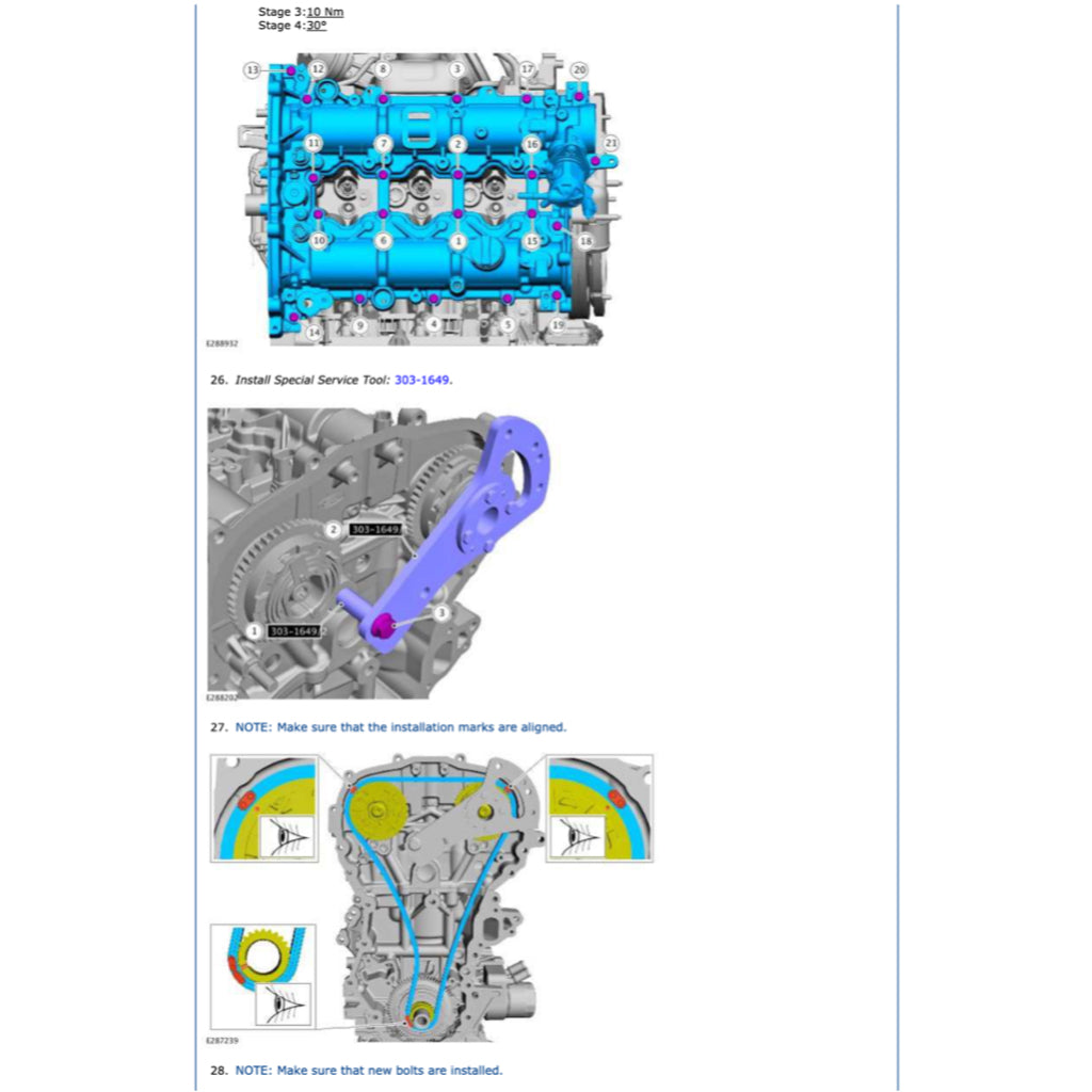 Ford 1.5L ECOBOOST Engine Workshop Repair Manual - page 2