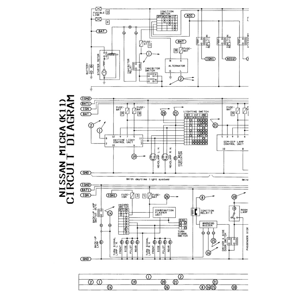 Nissan MICRA K11 1992-2003 Full Manual Set – Repair & Maintenance Manual - page 5