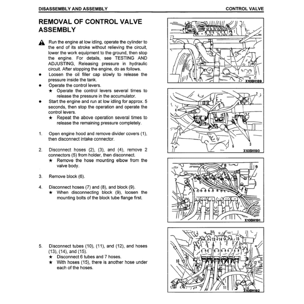 KOMATSU PC200/210/220/25 LC-6-7-8 Workshop Repair Manual - page 6