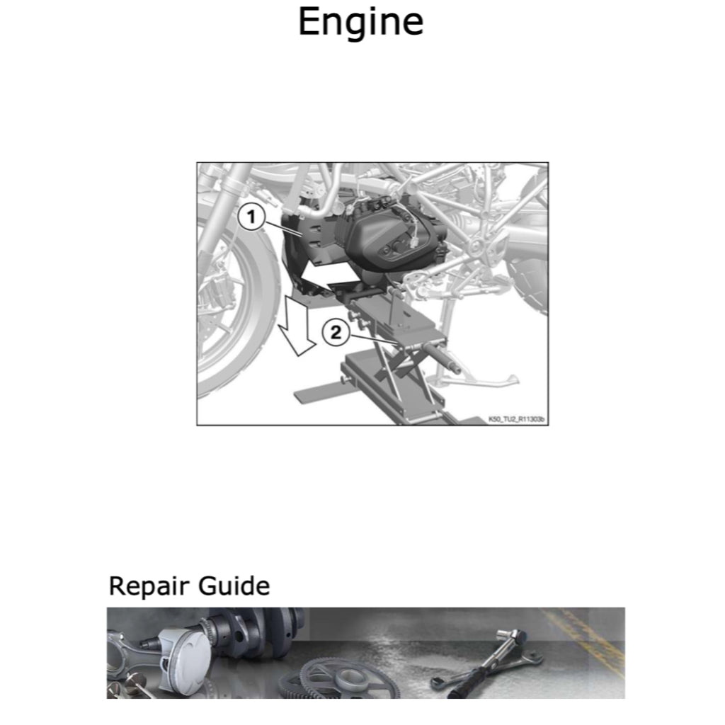 BMW R1250 GS K50 2019-2023 Full Manual Set – Repair & Maintenance Manual and Spare Parts Catalog - page 3