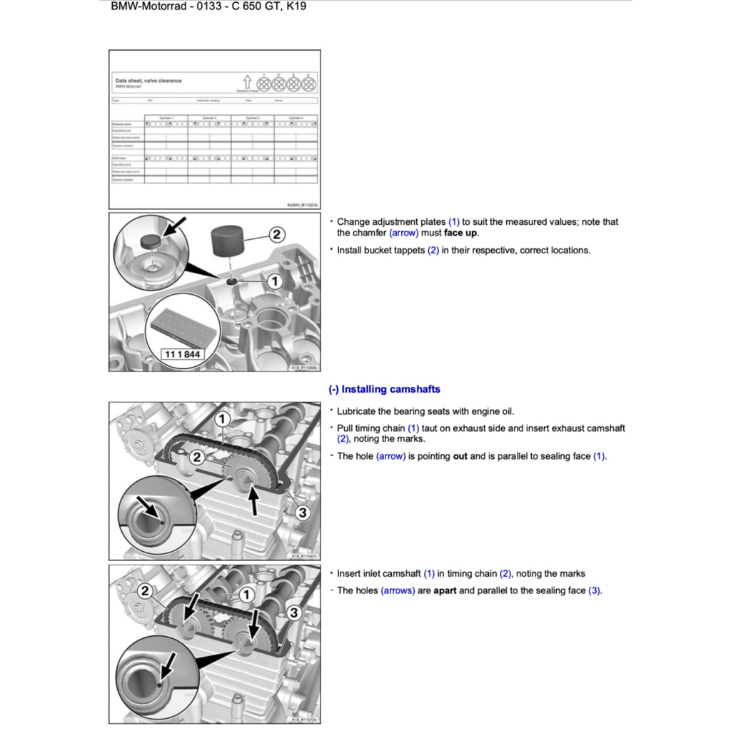 BMW C650GT 2012-2020 Full Manual Set – Repair & Maintenance Manual and Spare Parts Catalog and RIDER'S Manual - page 6