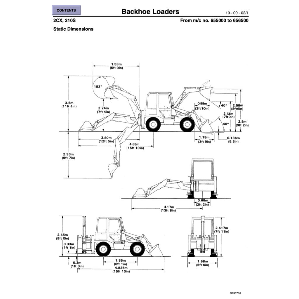 JCB Service DATA BOOK 1992-2003 Full Manual Set – LOADERS / EXCAVATORS / RTFL / FASTRAC - page 4