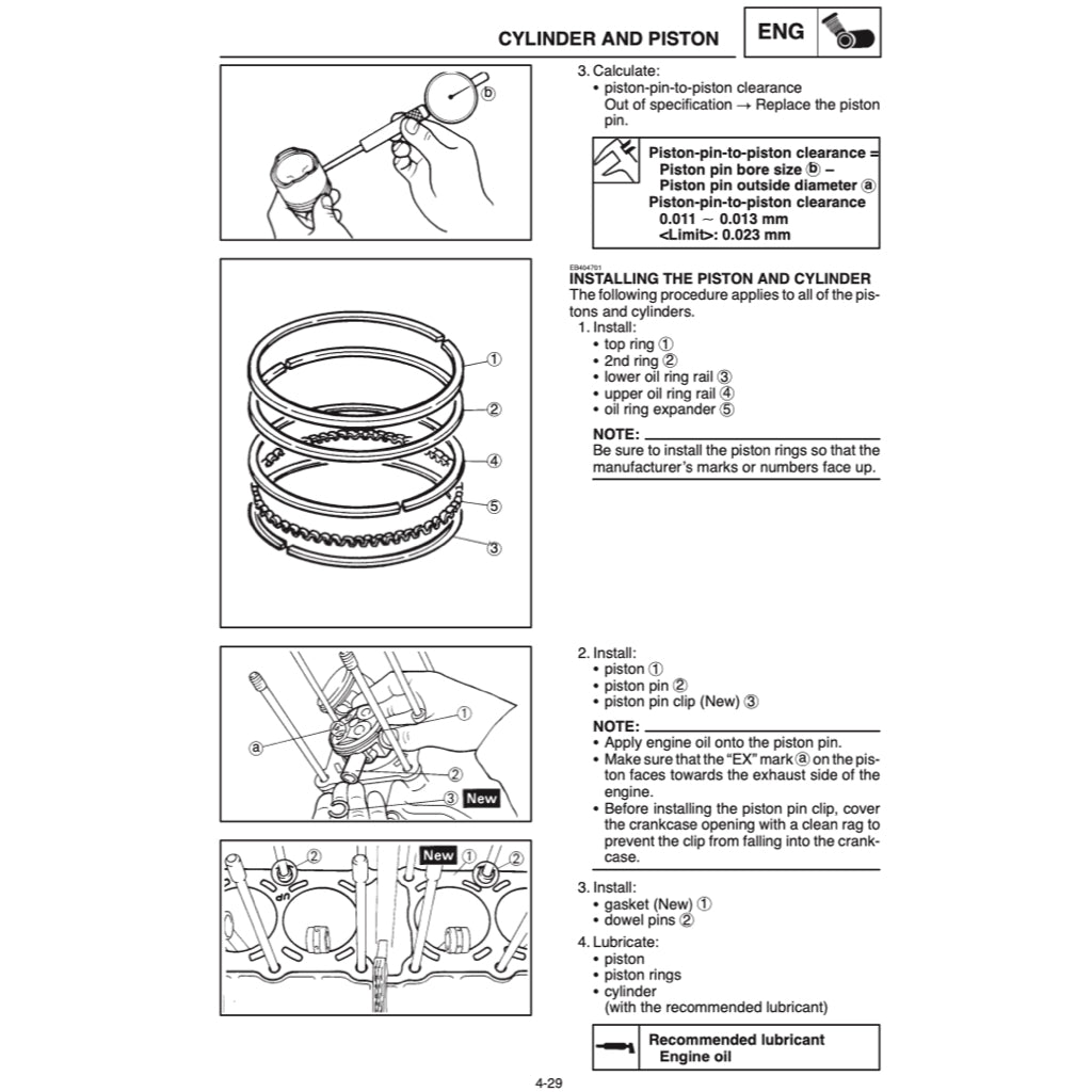 Yamaha FZS600 1998-2004 Full Manual Set – Repair & Maintenance Manual and Spare Parts Catalog and User Handbook - page 6