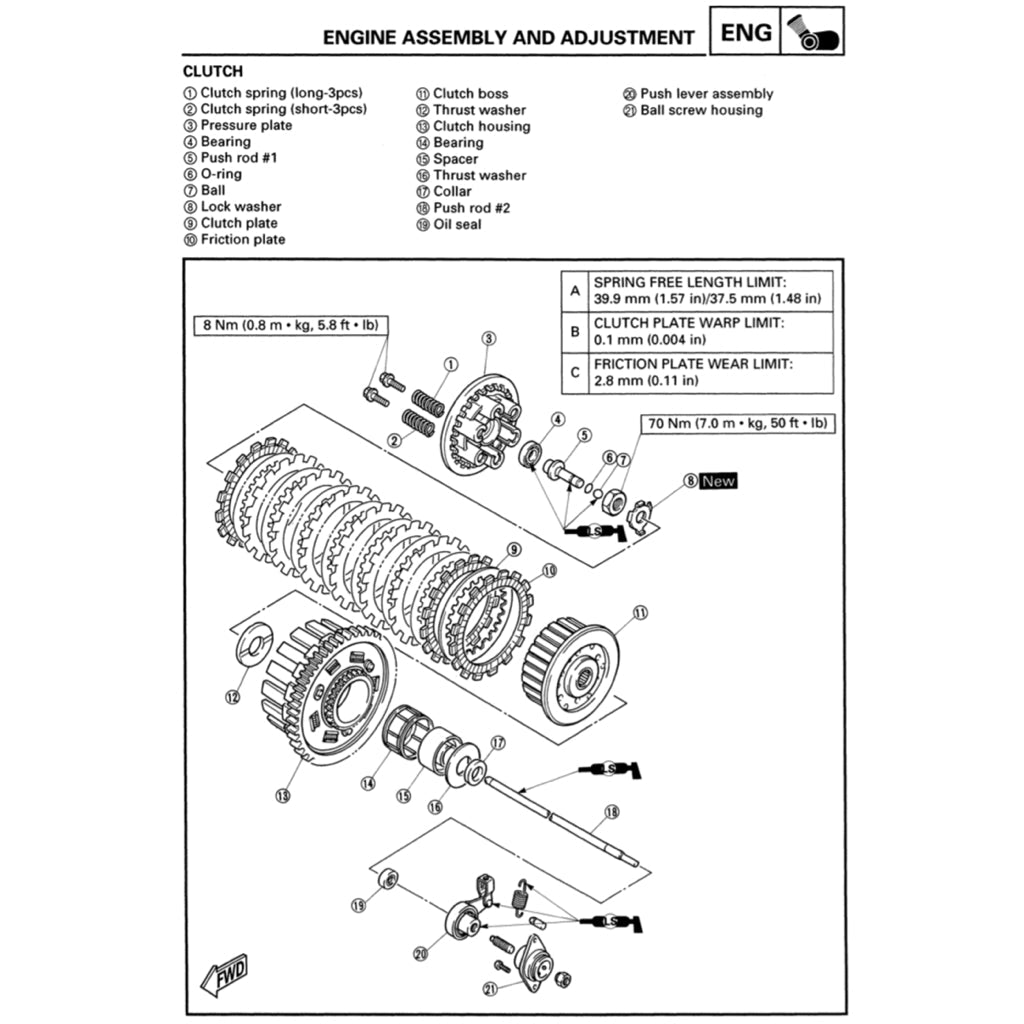 Yamaha YZF600R THUNDERCAT 1996-2007 Full Manual Set – Repair & Maintenance Manual and User Handbook - page 6