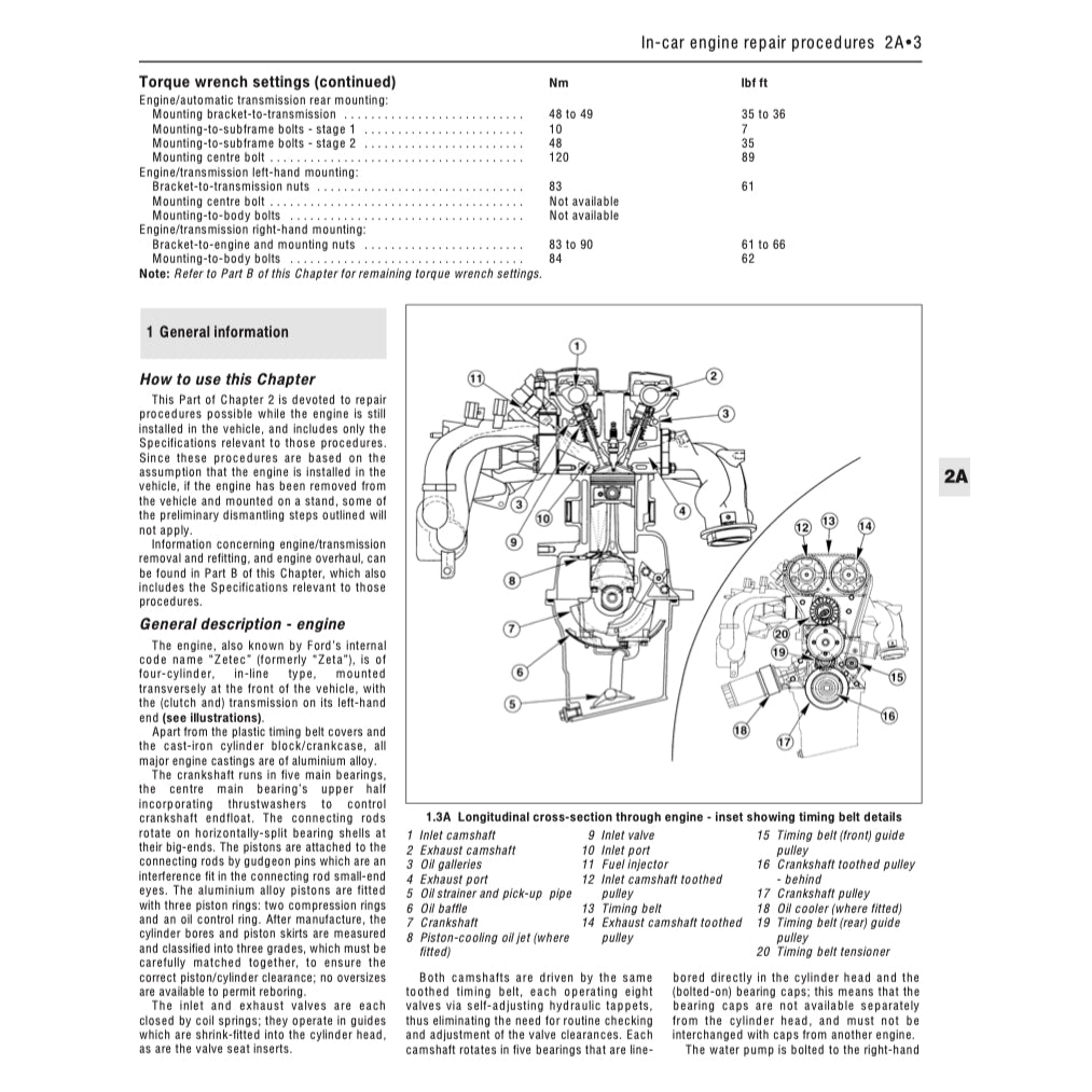 Ford MONDEO MK1 & MK2 1993-2000 Full Manual Set – Repair & Maintenance Manual - page 5