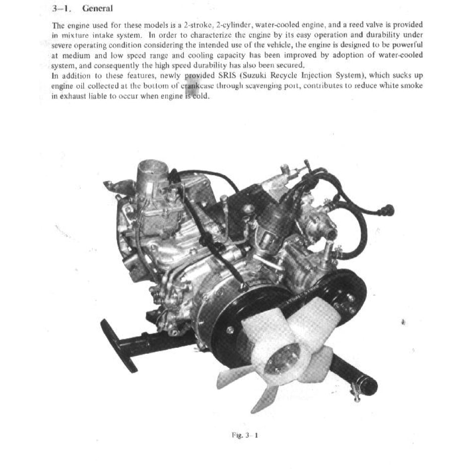 Suzuki LJ20 JIMNY 1972-1981 Full Manual Set – Repair & Maintenance Manual and Spare Parts Catalog - page 3