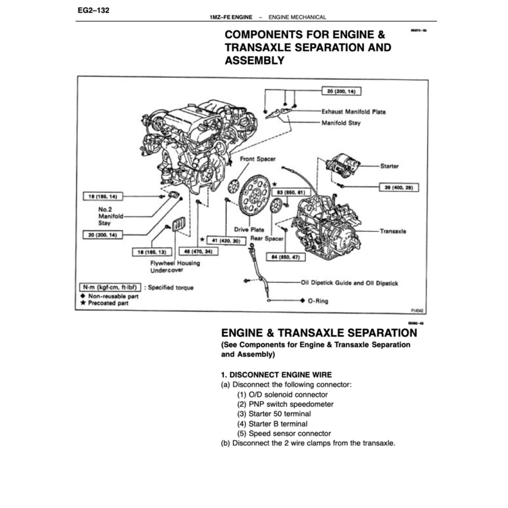 Toyota Engine 1MZ-FE Service Repair Workshop Manual - page 5