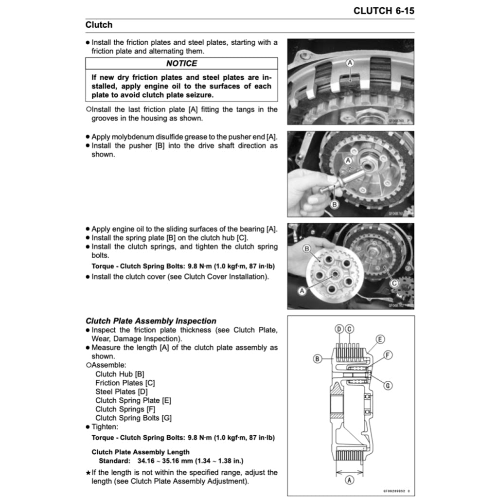 Kawasaki VULCAN S650 2015+ Full Manual Set – Repair & Maintenance Manual and Spare Parts Catalog and User Handbook - page 6