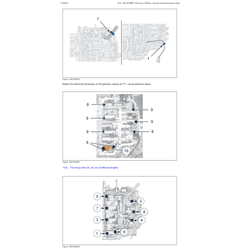 Peugeot RCZ 2009-2015 Full Manual Set – Repair & Maintenance Manual - page 5