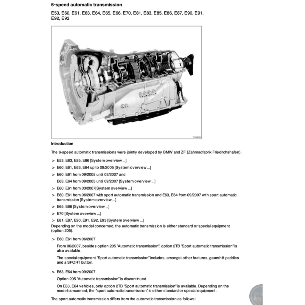 BMW E90 320i 2004-2013 Full Manual Set – Repair & Maintenance Manual - page 3