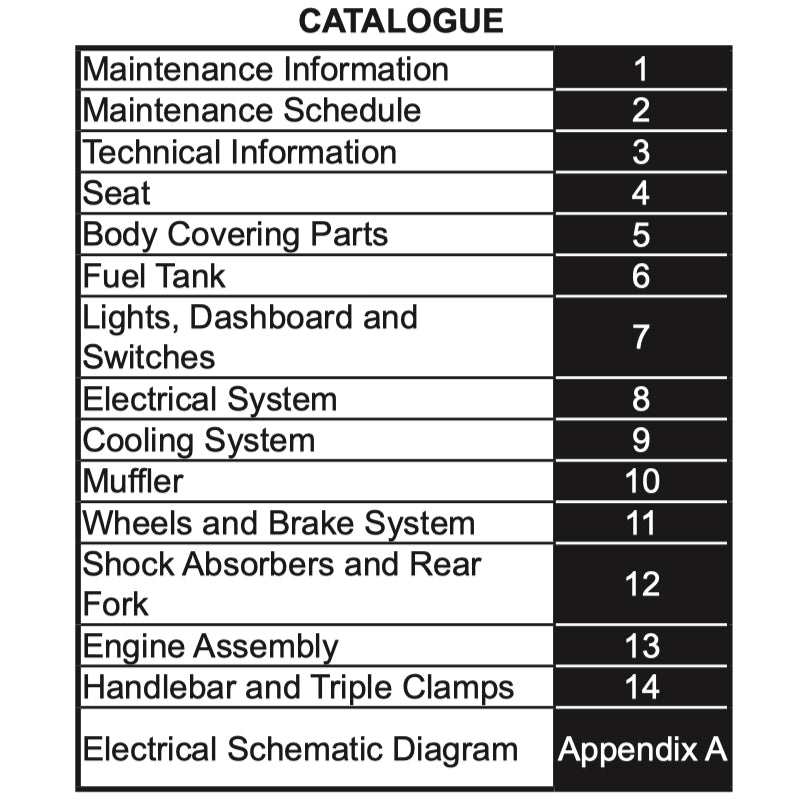 CFMoto 800NK 2023+ Full Manual Set – Repair & Maintenance Manual and Spare Parts Catalog and User Handbook - page 2