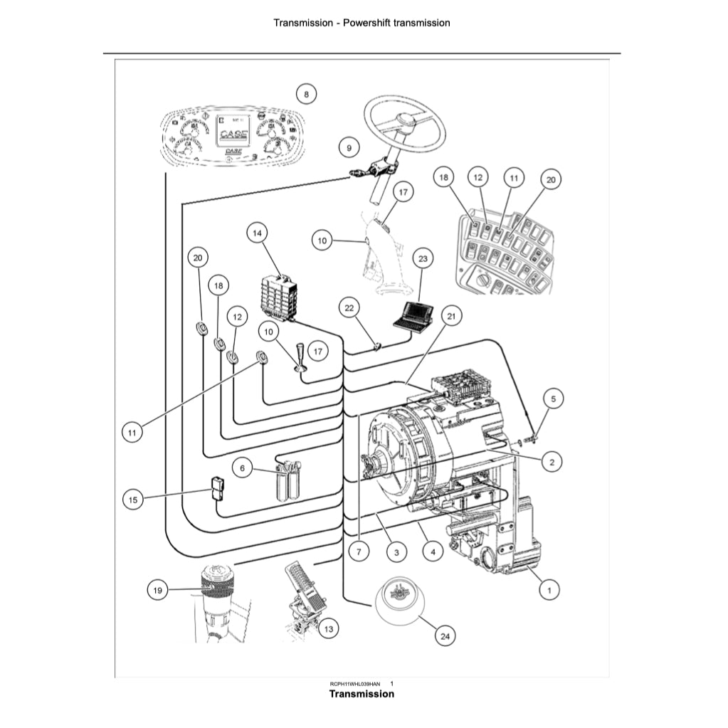 Case 1021F / 1121F Wheel Loader Workshop Repair Manual - page 3