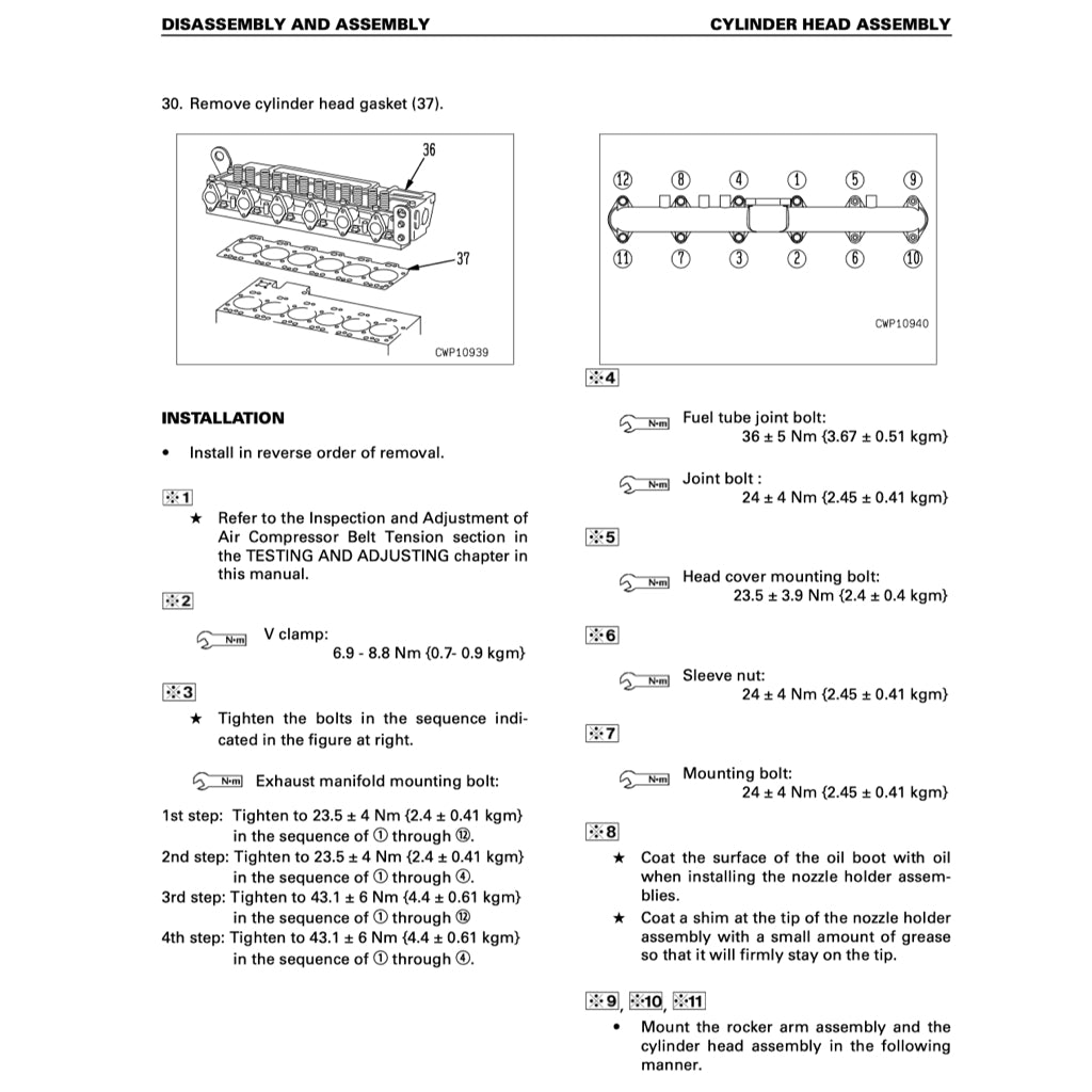KOMATSU PC300LC-6-7-8 / PC350LC-6-7-8 Excavator Workshop Repair Manual - page 9